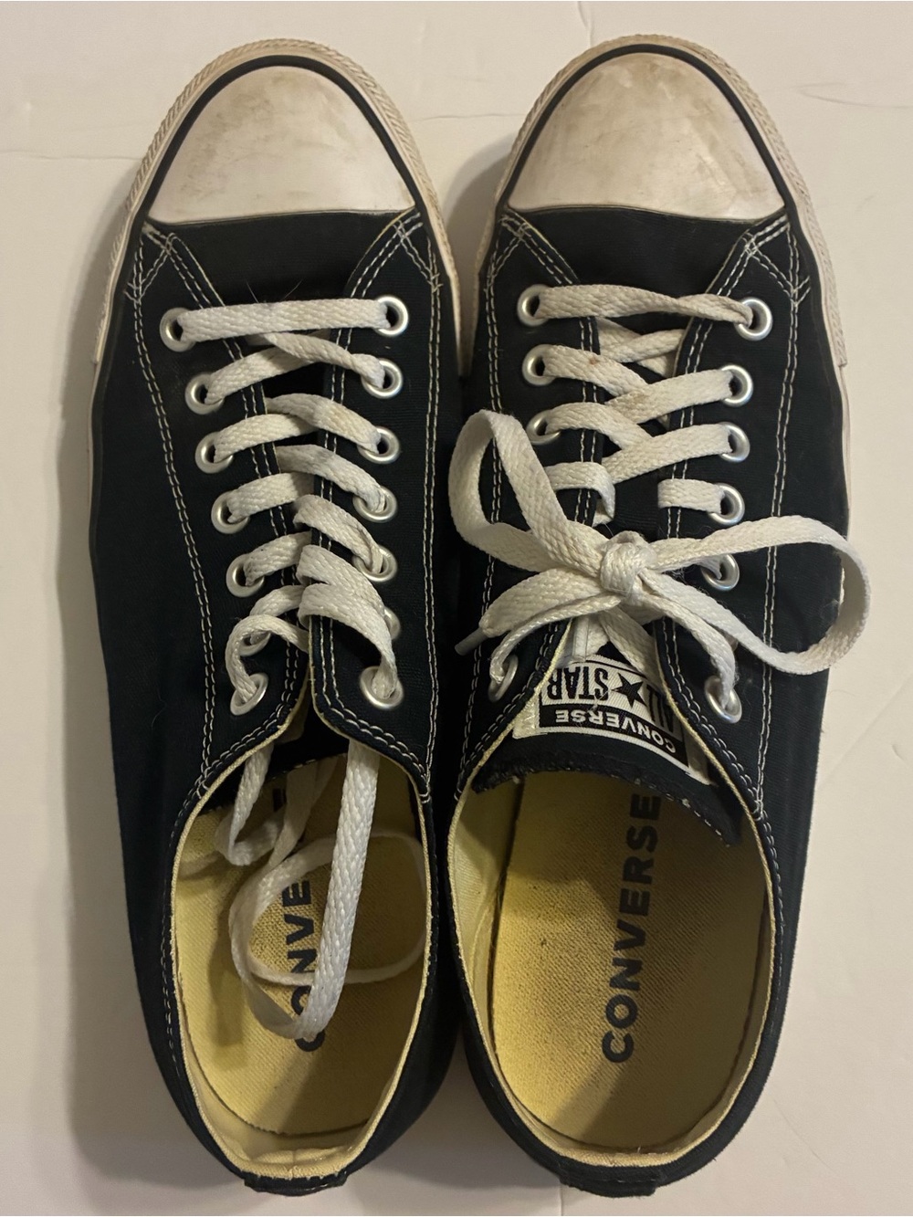 Converse Air Walk 10 men’s Black Low Top Canvas Sneakers